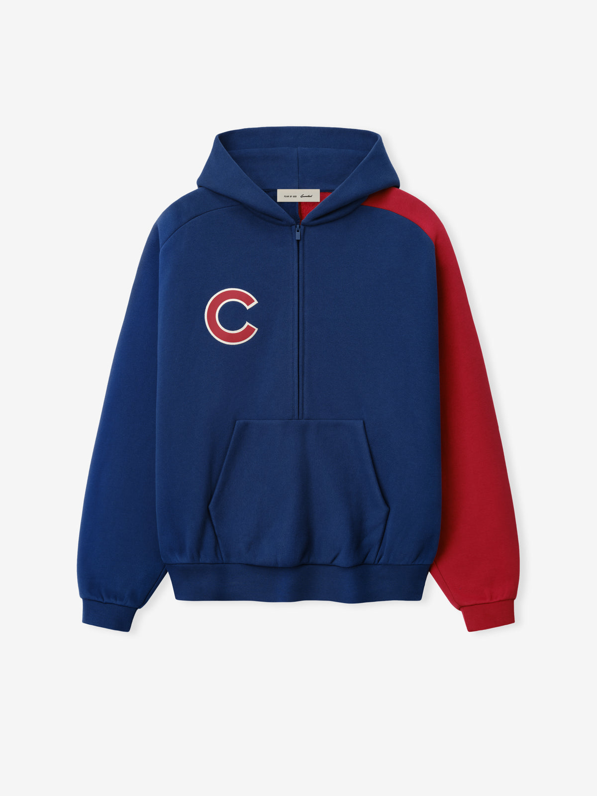 RW00215_CUBS_RAGLAN_HALF_ZIP_SPORT_HOODIE-ESTATE_BLUE_STONE_RED_1